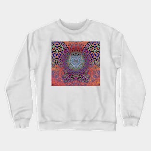 Nature Loving Fractal Pattern Crewneck Sweatshirt